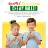 Assorted Fruit sour balls-Sour Hard Candy, Strawberry candy, cherry sours,