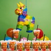 FUYUWIIN 50Pcs 12oz Cielito Lindo Disposable Plastic Cups with Lids