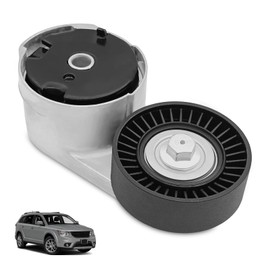 SYudwen 39282 Belt Tensioner Assembly with Pulley, Compatible with Ram 1500 2013-2018, Chrysler 200 2011-2014, 300 2011-2019, D0dge Avenger 2011-2014, Grand Cherokee 2011-2020 etc, Replace OE #89632