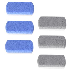 Mikinona 6Pcs Pumice for Feet Dual Color Foot Scrubbers Exfoliating Tools for Dead Skin Removal and Callus Care for Pedicure