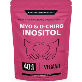 Inositol 40:1 – 150g (60 Porciones) – Myo y D-Chiro Inositol Fortificado con Zinc, Ácido Fólico, Inulina de Agave, Vitamina D3 y Seleniometionina – Vitaminas para Mujer – Suministro para 60 Días