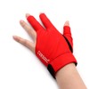 CUESOUL Left Hand Billiard Gloves, 3 Finger Cutting Gloves, Billiard