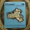 USA New York State Map Wooden Magnet Souvenir Fridge Magnet