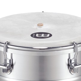 Meinl Percussion Aluminum Series Cuica - Extra Small Hand Drum with Goat Skin - 6 Inches Height - Aluminum, Silver (QW6)