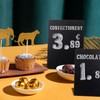 8 Pack Chalkboard Signs A5 - Small Mini Blackboard Black