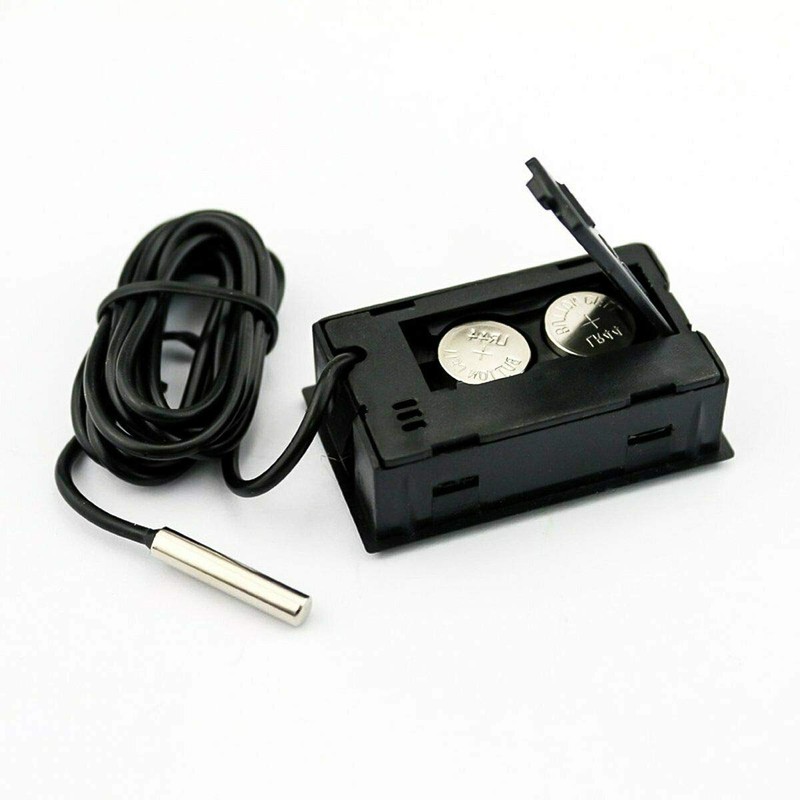 Digital LCD Thermometer Temperature Monitor with External Sensor for Fridge
