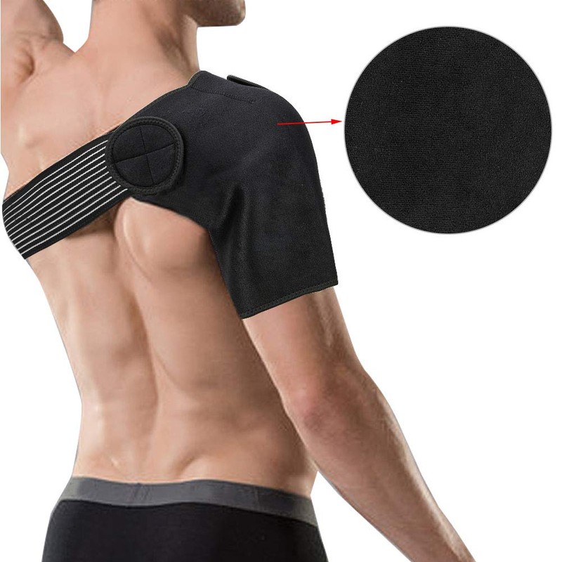 HERCHR Shoulder Support, Comfortable Shoulder Support, Flexible Neoprene Protective Belt,