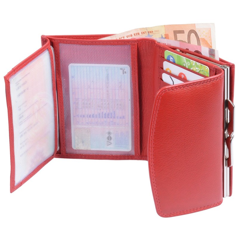 Lemondo Women's Leather Purse 10 x 12 cm Red