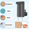 Lounsweer 4 Pcs Cubicle Hooks for Fabric Walls Cubicle Clips