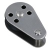 Marine Pulley Block with Fixed Pin 26mm Diameter Nylon Wheel