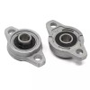 ReliaBot 2PC KFL000 ID10mm 장착 플랜지 블록 베어링 직경 선형