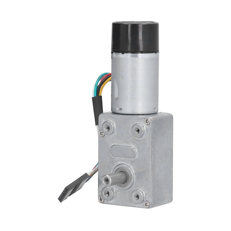 JGY‑370 Encoder Reduction Motor Full Metal Worm Gear Motor with