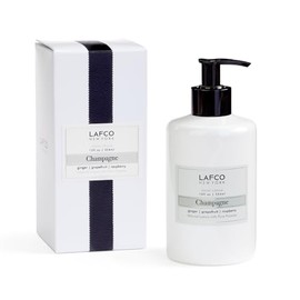 LAFCO New York Crema de manos, champán, 12 onzas, restaura y repara la piel, todo tipo de piel, hipoalergénica, sin sintéticos y sin crueldad, fabrica