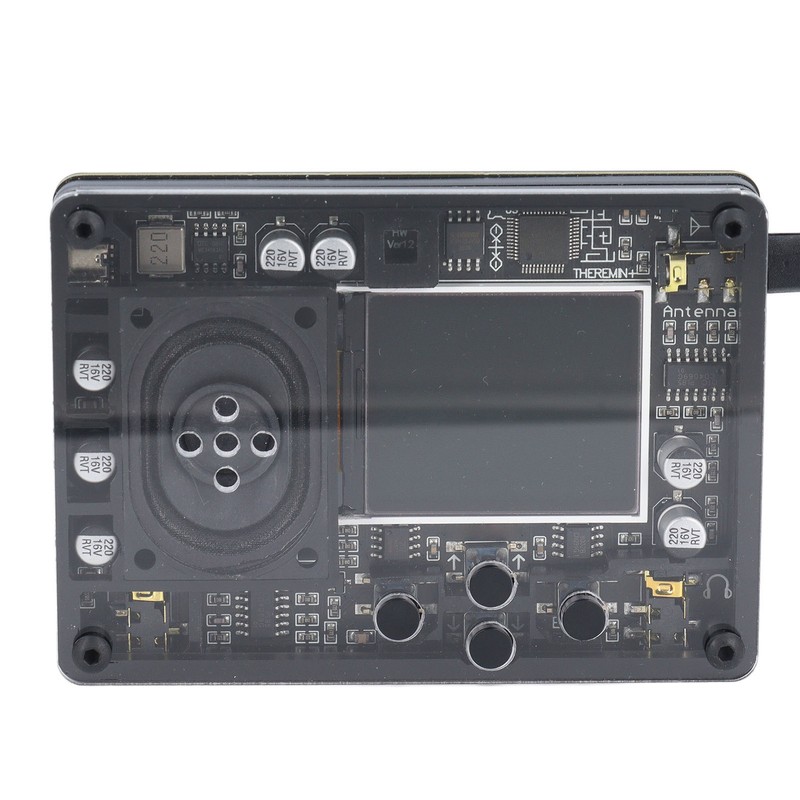 Theremin Kit Electronic Innovative Mini Musical Instrument Gift with Screen