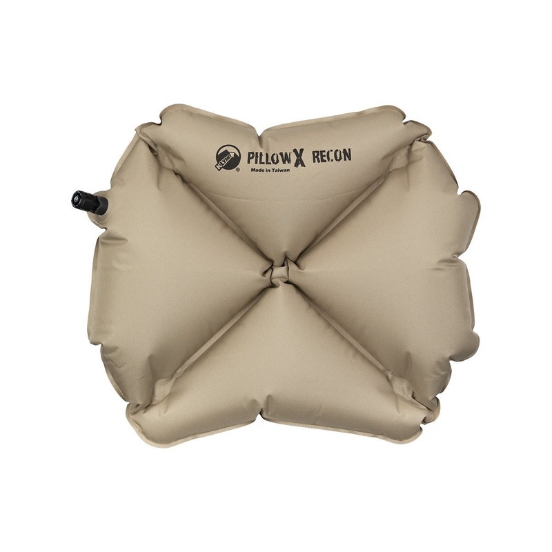 Klymit Pillow X Aufblasbares Camp- & Reisekissen, Coyote-Sand