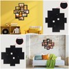 QUTREY 2 Pack 10 Opening 4x6 Black Collage Picture Frames