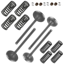 Caltric Valve Kit for Honda Foreman Rubicon 500 TRX500FPA 2009-2014 Cylinder Head