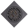 Floor Drain European Style Antique Stainless Steel and Copper Square
