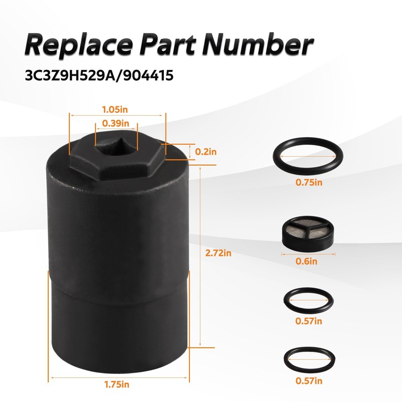 6.0 IPR Valve Socket with Seal kit Injector Pressure Regulator