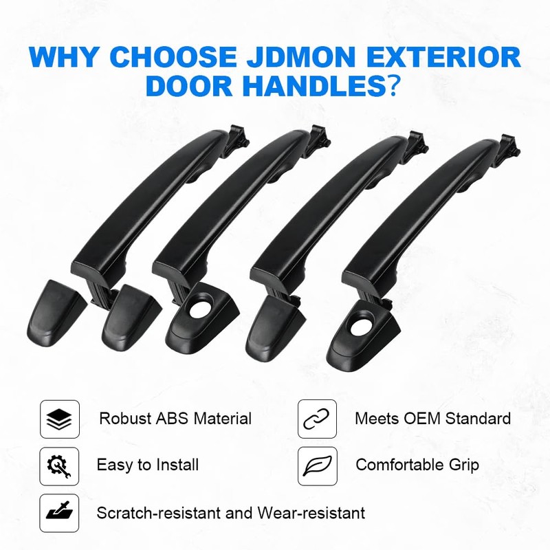 JDMON Exterior Door Handles Replacement for Toyota Sienna 2004-2010 Front
