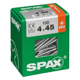 SPAX T-STAR Plus ABC - The All-Purpose | 4.0 x 45 mm VE=200 pcs | Countersunk, Electro-Galvanized, Yellow Chromated