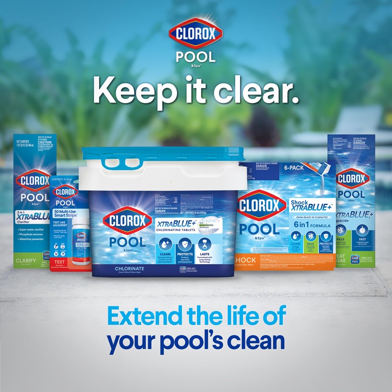 Clorox® Pool&Spa™ Shock XTRABLUE® Plus, Kills Bacteria & Algae in