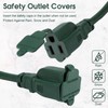 Relaxweex Christmas 100ft Outdoor Extension Cord 1 to 3 Splitter
