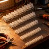 CED Electrical Connector Blocks 12 Way White Terminal Block Electrical