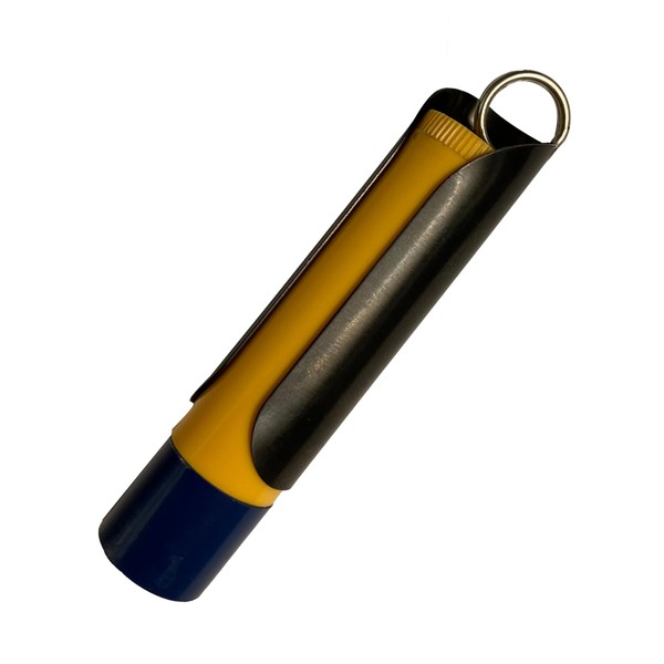 TALLAC HOUSE Stainless Steel Lip Balm Keychain Holder Sleeve with