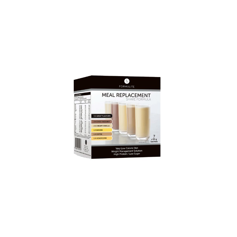 Formulite Meal Replacement Shake Mixed Flavours 55g X 7 Sachets