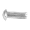 Solid Rivets, 50pcs M5 Stainless Steel Round Head Knurled Shank