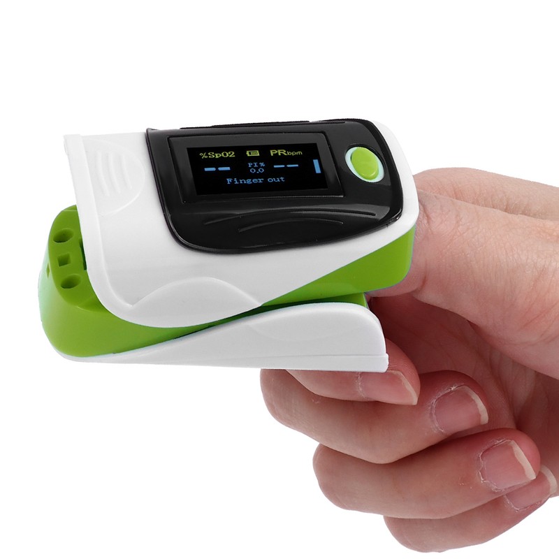 Fingertip Pulse Oximeter Blood Oxygen Saturation Pulse Rate Monitor Detector