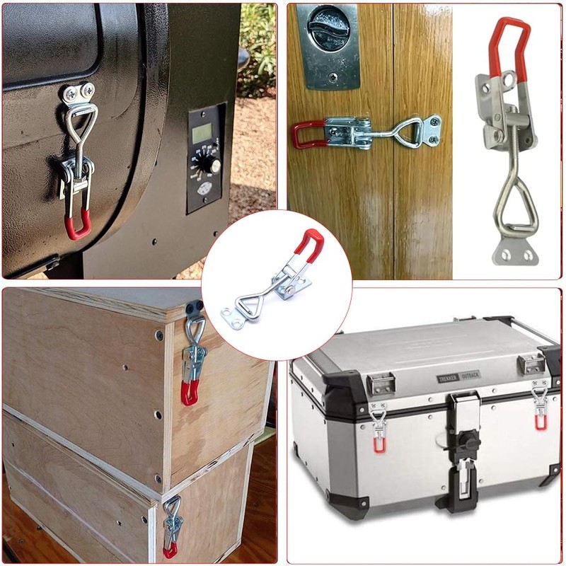 6 Pack Adjustable Toggle Clamp 4001,Adjustable Latch, Trailer Toggle Overcentre