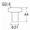 SANEI G3/4 PT30A-20 Sprinkler Parts Hose Curling End for Hose