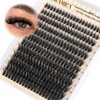 Yawamica Wispy Lash Clusters Natural Cluster Eyelash Extensions Fluffy Eyelash
