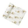 VICASKY 2pcs Newborn Swaddle Blanket Wrap Muslin Cotton Soft Breathable