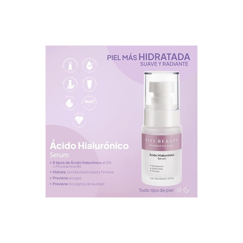 Pack Serum Luminosidad Hidratante Acido Hialuronico + Vitamina C