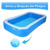 30518356cm Alberca Inflable Grandes Piscinas Rectangular Azul Ununmx