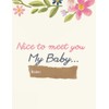 NEWBORN BIABY MEMORY BOOK- PREGNANCY TIMELINE-BIRTH TO ONE MEMORY BOOK-GUIDED