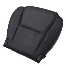 SecosAutoparts Front Driver Side Bottom Perforated Microfiber Leather Replacement Seat Cover #LC20 Or LB20 Black Compatible with Lexus GS300 GS350 GS430 GS450H GS460 2006 2007 2008 2009 2010 2011