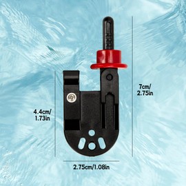 SYWAN 10pcs Planer Board Release Clip, Fishing Release Clip Heavy Tension Snap Release Clip Fishing in-line Side Clip Fishing Accessories for Offshore Fishing Tackles Trolling Downrigger Clips