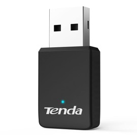 Tenda U9 WLAN Stick AC650 Dualband WLAN USB-Adapter(5GHz: 433Mbit/s+2,4GHz:200 Mbit/s), LED, USB2.0, unterstützt Windows XP/7/8/8.1/10/11