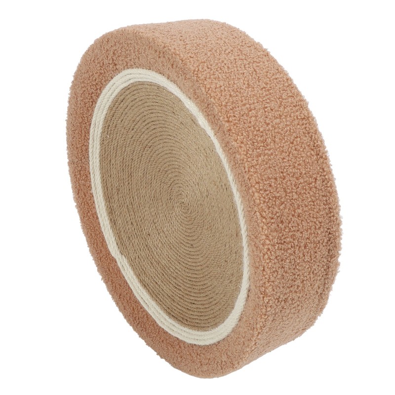 Round Cat Scratcher Ergonomic Cat Scratching Lounge Bed Sisal Cat