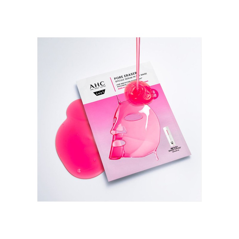 AHC Pro Shot Pore Eraser Spicule Serum in Gel Mask
