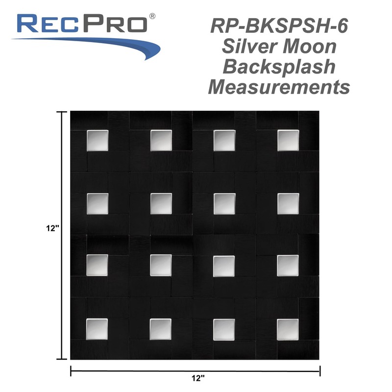 RecPro RV Backsplash | 12" x 12" Peel and Stick