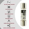 Multimeter Fuses Fast Acting Fuse KTK-R 15 Amp 600 Volt