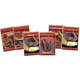 Spice n slice Variety Pak. Bologna,Jerky, Salami, Pepperoni, Country and Southern Sausage