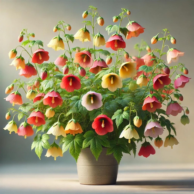 22Day Seeds: Seeds Abutilon Flowers Mix/Flowerling Maple Tree/Perenial Tree