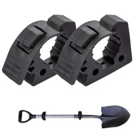 2PCS Quick-Release Shovel Holder for Truck Off-Road Tool Grip, Adjustable Rubber Clamp Mount for UTV ATV Van Trucks Boat Train