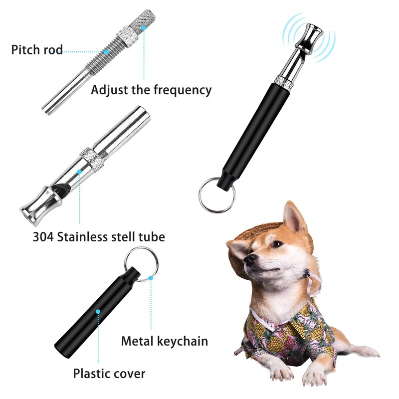 Dog Whistle to Stop Barking Neighbors Dog, 2 Pcs Adjustable